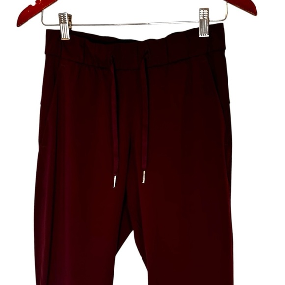 Lululemon On the Fly 7/8 Pant- Dark Adobe Athleisure Joggers- Size 4 - Picture 7 of 14